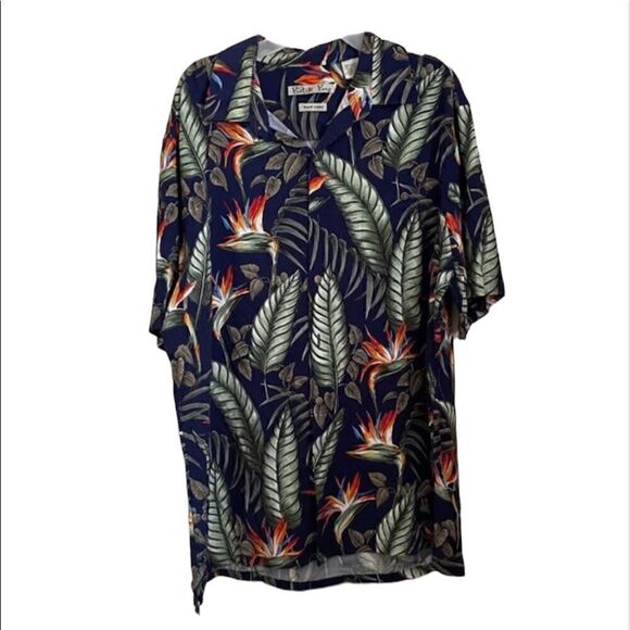 Men’s Hawaiian Style Shirt Size Large - Picture 1 of 4